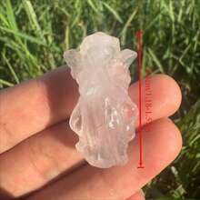 1pc Natural Decorative Stone - Stunning Rainbow Stone Angel Random Style, Beautiful Colors (Purple, Pink, Gray, Green, Yellow, Brown), Each Angel Has Different Color, Suitable For All Holiday Gifts, Best For Spring Or Summer, Perfect Gift For Her - Multicolor - View 11