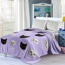 Personalized Photo Blanket, Customized Pet Face Photo - Machine Washable, Polyester Fabric, All-Season, All-Weather, Modern Style Multi-Functional Digital Printed Blanket, Suitable For Sofa, Bed, Car, Tea Room, Bedroom, Bathroom, Living Room, Dining Room, Office, Etc. - Multicolor - View 7