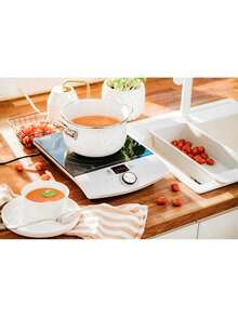 CAMRY Induction Cooktop, Portable Induction Hob, Single Burner Induction Stove - 2000W, 60-240C, LCD Display, 180min Timer - EU E Type Plug(220-240V) - View 2