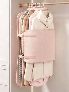 Hanging Clothes Dust-Proof Compression Board, Designed For Down Jackets, Coats And Sweaters, Space-Saving Closet Organizer, Home Essential - Multicolor - View 11