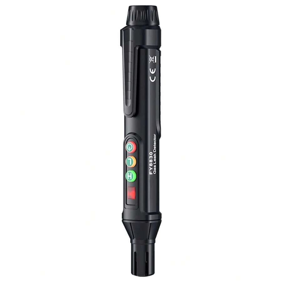 Natural Gas Detector With Audible And Visual Alarm, Methane Or Propane Gas Detector For RV And Home - Black - View 1