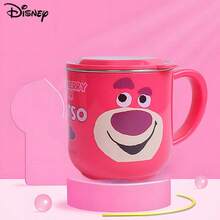 Disney Children's Stainless Steel Water Cup-Baby Milk Cup With Handle, Cute Cartoon-Printed Reusable Mug For Home Use And Parties, 260ml - Multicolor - View 6