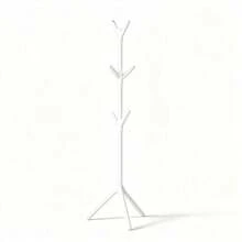 Coat Rack. A Modern, Minimalist Coat Rack Featuring A Tree-Branch Design. This Freestanding Unit Is Suitable For The Bedroom; It Is A Space-Saving, Floor-Standing Solution Ideal For Organizing Items Such As Hats, Scarves, And Handbags. - Multicolor - View 14