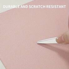 PVC Leather Double-Sided Desk Mat 40*60 Office Computer Mouse Pad Student Writing Pad Waterproof Scratch-Resistant Non-Slip Easy-To-Clean Desktop Protector - Table Mat - View 7