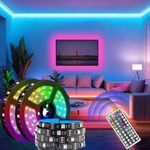 Acosh Neon RGB USB LED Night Light 1-40m LED Strip, Color Changing Smart Remote Control, 44-Key Control, Suitable For TV Screen, Desk Backlight, Bedroom, Home, Party, Holiday Decoration - RGB - View 2