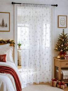 1pc Silver Large Snowflake Decoration, Baby Crib Curtain, Bedroom Door Curtain, Wall Decor Background, Baby Room Decoration, Baby Shower Supplies, Bridal Shower, Girl Birthday Gift, Party Gift, 1st Birthday, Living Room Decor, Christmas Decoration, Christmas Gift, Party Favor, Home Christmas Decor, Room Decoration, Christmas, Christmas Party, Halloween Decoration, 2027 New Year Party, New Year Gift, Winter Decoration - Silver Snowflake - View 7