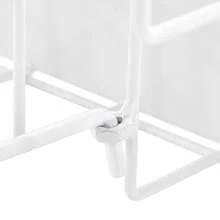 OUKANING 6-Tier Tabletop Magazin Broschüre Rack, Desktop Buch Zeitung Aufbewahrung Display Halter - Weiss - Übersicht 7