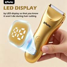 ENSSU Alat Cukur Rambut Tubuh Multifungsi Pria 2-in-1 Emas, Baterai Isi Ulang 600mAh, Alat Cukur Listrik 6-in-1 dengan Alas Pengisi Daya, Pengisian Cepat USB, Waktu Penggunaan 60 Menit, Alat Cukur Rambut Tanpa Kabel untuk Mencukur Jenggot dan Rambut Tubuh - alat cukur - View 7