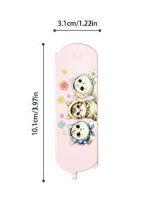 Cute Cat-Printed Folding Makeup Mirror, Mini Foldable Handheld Mirror, Portable Makeup Mirror For On-The-Go Use, Everyday Pocket Mirror, Perfect For Girls And Students, Ideal For Travel, Camping, The Office, Home, And Outdoor Use - Multicolor - View 10