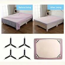 Anti-Slip Mattress Fastener, Adjustable Stability Buckle, Suitable For Double, Queen And King Size Beds - Easy Installation And Removal - Essential Tool For Home, Hotel, Hospital, Practical Design, Durable Structure, Home Supplies, Reinforced Construction - Multiple Styles - View 3