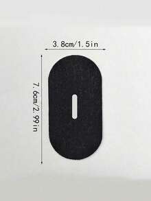 60pcs Black Sleep Patches, Breathable And Comfortable, Hypoallergenic Breathable Tape For Men And Women, Easy To Remove, Soft High-Quality Fabric, Latex-Free, Suitable For Travel And Business Trips - Multiple Styles - View 4
