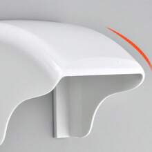 3pcs Outdoor Wall Waterproof Switch Box 86 Outdoor Socket Cover Box PC Plastic Rain-Proof Box White Surface Protection Box - White - View 4