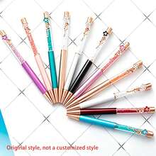 2pcs Dual-Color Flower Pen Caps Ballpoint Pens, Creative Multi-Color Rotating Ballpoint Pens, School Supplies, Personalized Gifts For Wedding, Valentine's Day, Christmas And Teacher's Day - Multicolor - View 9