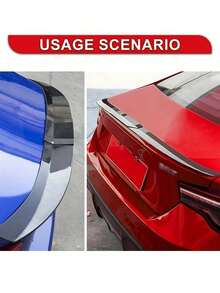 Alerón trasero ajustable de 3 secciones para modificación universal de coche - A - Ver 2