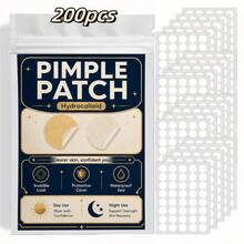 200/400Pcs Invisible Hydrocolloid Face Patches, Clear Mini Dot Blemish Cover Stickers, Waterproof, Daily Use - Round - View 3