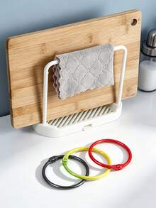 Sink Storage Rack, Sink Sponge Drain Rack, Unisex, Multi-Functional Kitchen Home Bathroom Classroom Decor, Indoor Daily, Back To School, Christmas Halloween, Travel, Holiday, Wedding Party Gift, Essential Accessory - Multicolor - View 5