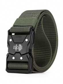 Unisex Outdoor Multifunctional Nylon Belt - Breathable Canvas Design, Quick Release Buckle, Comfortable And Durable, Suitable For Outdoor Sports And Training, Black, Sports Belt | Adjustable Belt | Durable Belt, Outdoor Multifunctional Belt - Multicolor - View 13