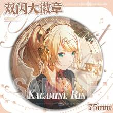 2026 1pc 2D Anime Music Character 75mm Holographic Button Badge, Collectible Pin For Backpack Bag Decor, Back-To-School Gift, Birthday Gift For Anime Fans - Multicolor - View 13