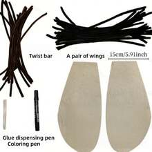 1 Set Halloween Cockroach Hot Cat Costume Twist Wire Handmade DIY Material Kit Creative Funny Prop - Multicolor - View 7