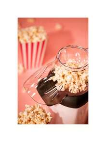 CAMRY Popcorn Maker, Popcorn Machine, Popcorn Popper, Hot Air Popcorn Popper - 1200W, Oil-Free, Transparent Lid With Measuring Cup, Anti-Slip Feet, Overheat Protection, White - EU E Type Plug(220-240V) - View 8