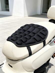 Universal Motorcycle Seat Cushion (Random Color), Breathable Seat Pad, Anti-Slip Shock Absorbing Cushion, Suitable For Most Motorcycles, Non-Slip Design. Practical And High-Quality Gift For Commuting And Travel - Multicolor - View 3