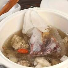 100/200/300pcs Disposable Heat-Sealed Non-Woven Fabric Tea Bags With String, Convenient For Brewing Tea, No Residue - Multicolor - View 11
