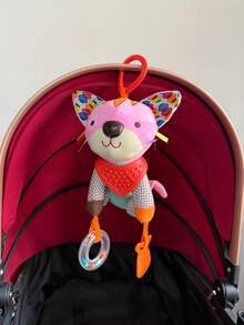 BBSKY 1 buah Dekorasi Gantung Kursi Warna Pink, Boneka Musik Mainan Kerincingan untuk Kereta Bayi & Kursi Mobil, Boneka Penenang untuk Latihan Sensori Bayi Baru Lahir, Cocok Sebagai Hadiah - MultiWarna - View 8