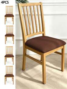 High Elastic Chair Seat Cushion Cover, Stretchable Removable Washable Dining Chair Slipcover Furniture Protector For Kitchen Restaurant. - Multicolor - View 16