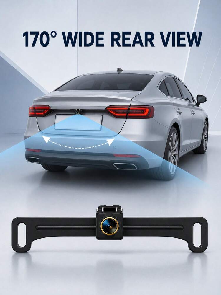 XE.Meraki Backup Camera, AHD 1080P Metal 170 Degree Wide Angle Rear View Reverse Camera, PMD2A-S Clear Night Vision IP68 Waterproof Reverse Rear View Camera, Suitable For Cars, Vehicles, SUVs, RVs, Automotive Accessories - A - View 10