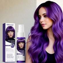 Temporary Hair Color Spray, Hair Dye Spray With Gentle Formula, Instant Hair Coloring & Styling Spray, Quick Hair Makeup, Covers Gray Hair, Creates Different Natural Color Effect, Easy To Use, Temporary Hair Dye, Suitable For Parties, Cosplay - Multicolor - View 12