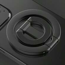 Foldable Double-Sided Magnetic Phone Stand, Suitable For Office, Gym, Treadmill, Universal Foldable Car Mount, Magnetic Smartphone Holder, Phone Ring Holder - Double-Sided Non-Slip Grip Stand, 360° Rotating Ring Mount, Compatible With IPhone 17/16/15/14/13/12 - Multicolor - View 2