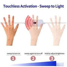 Dimmable LED Neon Light Strip, 3.28ft To 16.4ft Neon Light, 5V Flexible Neon LED Light With Gesture Sensor Controller, Suitable For Kitchen, Bedroom, Indoor And Outdoor Decoration, - Multicolor - View 5
