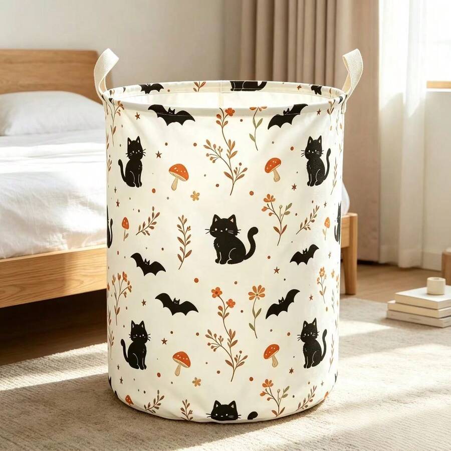 Large Foldable Storage Bin Organizer For Bedroom Living Room Closet Laundry Hamper Collapsible Container Basket For Clothes Toys Books Miscellaneous Items Home Organization Solutions Storage Containers - Multicolor - View 1