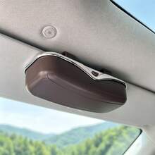 Multifunction Car Glasses Box Portable Car Fashion Glasses Holder Car Driving Glasses Holder Eyeglass Case Sun Visor Glasses Storage - C51-a - View 15