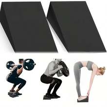 2pcs Set Of Squat Wedge Ramp Steps - Ideal For Yoga, Strength Training, And Deep Stretching - Squat Assist Triangle Ramp Blocks - Yoga Blocks For Achieving Deep Leg Flexion - Multicolor - View 7