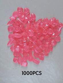 500/1000顆螢光發光鵝卵石，發光庭院裝飾石，適用於庭院小徑、魚缸、婚禮裝飾 - 多色 - 查看 10