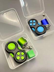 1 Set New Adult Travel Kit, Includes Multi-Function Handle, Mini Gear Shifter And Clicker, Portable, Suitable For Office, Travel And Gifts - Multicolor - View 5