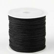 لفة واحدة من حبل قلادة مضفر 72#، مادة حرفية لصنع المجوهرات اليدوية DIY، حبل ماكرامي 0.8 مم - متعدد الألوان - مشاهدة 12
