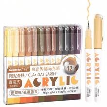 Guangna New Arrival, 12pcs/Set, 24 Sets Total, 288/168 Colors Set, Vibrant Colors, Multiple Sets Available, Suitable For Back To School Season, Can Write On Most Surfaces. 72 Colors Box, 168 Colors Box, 1.0MM Ball Tip, Suitable For Various Drawing And Doodling - Sets - View 29