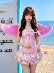 Cupid's Bow Prop - Valentine's Day/Qixi Goddess Bow, Costume Party Accessory, Perfect Romantic Gift For Lovers And Cosplay Enthusiasts - View 7