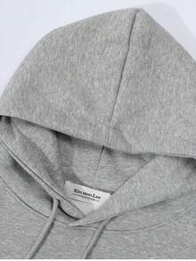 American Vintage Loose Fit Versatile Sweatshirt, Casual Autumn - Grey - View 2