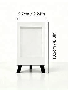 White Mini Instant Photo Frame, Easel-Style Photo Display Stand, Reusable Desktop Photo Decor, Versatile Desktop Decoration For Multiple Occasions, Ideal Gift For Friends, Classmates And Family, Perfect Gift For Birthday, Anniversary And Holiday - Multicolor - View 11