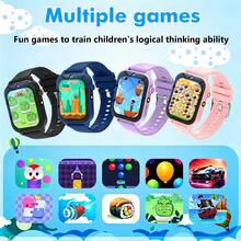 1.83" Smart Watch, New Children's Smart Watch, Upgrade Game's Smartwatch For Teenager & Kids, Support Alarm Reminder, Step Counting, Stopwatch, Flashlight, Calculator, Games, Camera, Gifts - Pink - View 5