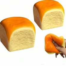 1 pieza Pastel cuadrado hawaiano de tacto súper suave, textura suave con rebote lento, adecuado para adolescentes y adultos, ideal para concentración y relajación en la oficina y el estudio, juguete squishy súper suave para la punta de los dedos con aroma a leche, juguete antiestrés para apretar para la ansiedad y la inquietud, suave, húmedo, elástico y con rebote Q - Multicolor - Ver 2