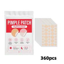 360/720 Pcs Patch Concealer Wajah Hidrokoloid, 2 Warna Nude & Clear, Stiker Penutup Noda Tak Terlihat, Penggunaan Siang & Malam - Bulat - View 8