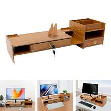Futchoy Desktop Monitor Stand Rectangle Monitor Riser Computer Monitor Booster Stand - View 4