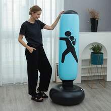 1pc 1.6m Black Inflatable Punching Bag, Thickened PVC Boxing Column, Standing Punching Bag, Fitness Punching Column, Home Training - Inflatable Boxing Post - View 10