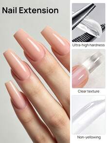 LILY'CUTE 2PCS 9‑In‑1 15ml UV Curing Nail Art Gel, Supports Nail Tip Extension, Surface Reinforcement, Color Mixing & Rhinestone Stick, Beginner‑Friendly Manicure Kit For Home Use & Gifting - 2pcs - View 7