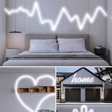 Dimmable LED Neon Light Strip, 3.28ft To 16.4ft Neon Light, 5V Flexible Neon LED Light With Gesture Sensor Controller, Suitable For Kitchen, Bedroom, Indoor And Outdoor Decoration, - Multicolor - View 10