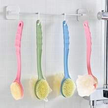 1pc Double-Sided Long Handle Soft Bristle Bath Brush, With Extra Long Handle For Back Massage, Soft Bristles, Non-Slip Handle, Suitable For Hard-To-Reach Areas - A - View 8